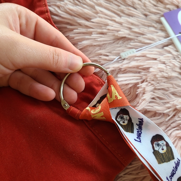 NWT Ledin Assymetrical Red A-line Mini Skirt Love Cinema Ribbon - Picture 12 of 14